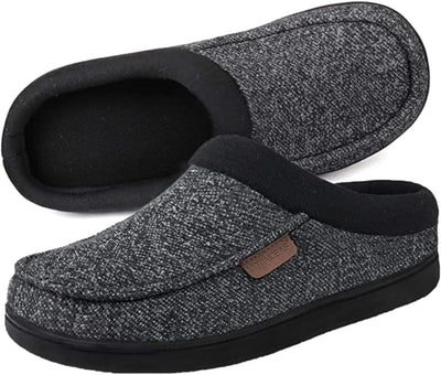 Men'S Nealon Moccasin Clog Slipper, Slip on Indoor/Outdoor House Shoes